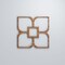Ekena Millwork Small Olivia Decorative Fretwork Wood Wall Panels, Walnut, 11 3/8"W x 11 3/8"H x 3/8"T WALW12X12X0375OLVWA - alternate 5